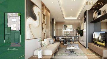 Gambar 1 Rumah minimalis modern baru 2 lantai di BSD City, The Belova Classic