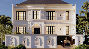 tampak depan rumah mewah fully furnished luas