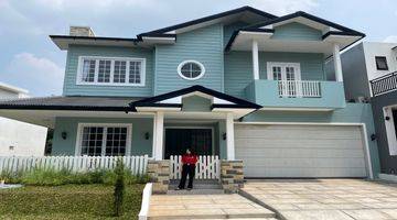 Gambar 1 Rumah Semi Furnished American Style Ada Swimming Pool Brand Baru Di Bsd Avani