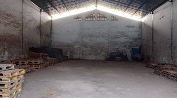 Gambar 1 Gudang Kayu Besar Lt.400sqm Akses Kontainer40ft, Bebas Banjir Sewa jual