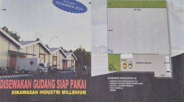 Gambar 1 Gudang Baru Luas 690sqm di Kawasan Pergudangan Industri Millenium Cikupa