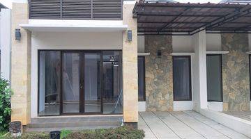 tampak depan rumah cluster di serpong tangerang