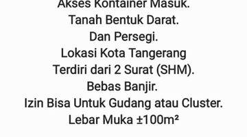 Gambar 2 Dijual Tanah 2 ha di lokasi Kota Tangerang Banten