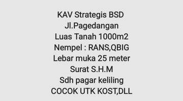 Gambar 5 Jual Tanah Kav.BSD luas 1.000 m2 di Pagedangan