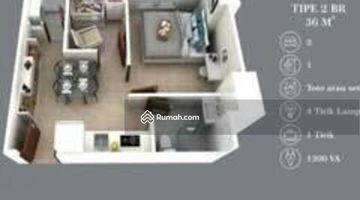 Gambar 2 Dijual Apartemen Tokyo Riverside Gandeng 36m2 + 21m2 Harga 735jt Nego