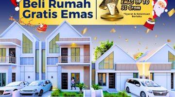 Gambar 1 Dijual Rumah Free Emas Up To 35 Gram di Prambanan Klaten