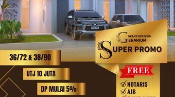 tampak depan promo lauching rumah murah di
