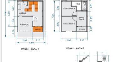 Gambar 1 Rumah 2 Lantai Dekat Stasiun Sudimara Mp Bintaro Asri