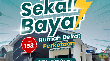 Gambar 1 Promo Sekali Bayar Rumah Scandinivia Lokasi Dekat Pusat Kota