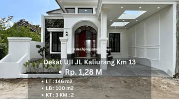 Gambar 1 Rumah Baru Desain Klasik Mediterania Dekat Uii Jl Kaliurang Km 13