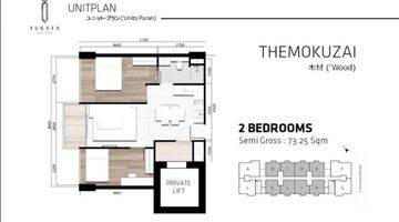 Gambar 1 Dijual Cepat Apartemen Hunian Ala Jepang Yukata Suites 2BR