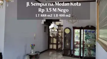 Gambar 1 Rumah Bagus di Jalan Sempurna, Medan Kota