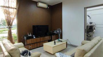 ruang keluarga rumah pik2 furnished 10x18 cluster
