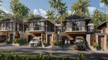 Gambar 1 Rumah Cluster Minimalist Modern Di Jimbaran Dekat Samasta