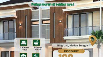 Gambar 1 Dijual rumah Baru di Jl. Pasar 3 Tapian Nauli Ringroad, Medan Sunggal