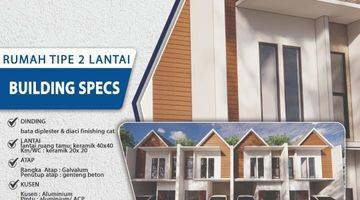 Gambar 1 Dijual Cepat Rumah 2 Lt Baru Gress Minimalis di Semampir Juanda Waru Sidoarjo 