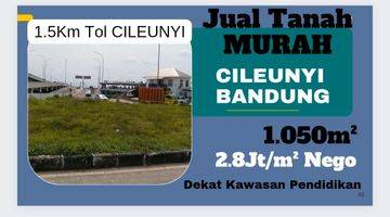 Gambar 1 Jual Tanah MURAH Di Cileunyi Bandung SHM 1.5Km Tol Cileunyi 