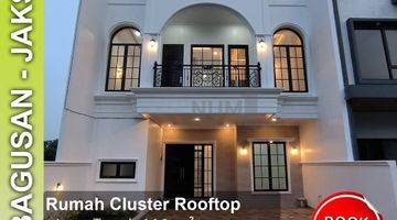 Gambar 1 Dijual Rumah Baru Ada Rooftop di Cluster Kebagusan Jakarta 