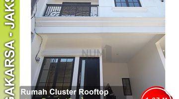 Gambar 1 Dijual Rumah Cluster Ada Rooftop di Jagakarsa Jakarta Selatan