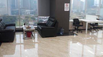 Gambar 1 Ruang Kantor Furnished. Unit Lift Exposure. Free Overtime. Dekat LRT Kuningan n TJ.