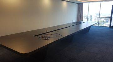 Gambar 1 Ruang Kantor Semi Furnished. Bebas Ganjil Genap. Dekat Kedutaan China, One Satrio, Ritz Carlton 