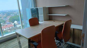 Gambar 1 Ruang Kantor Full Furnished Siap Pakai Bebas Ganjil Genap Free Overtime. Ada 3 Ruangan.