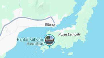 Gambar 1 Lahan 34 ha Sampai Ke Bibir Pantai  Dijual Di P. Lembeh, Bitung - Sulawesi Utara