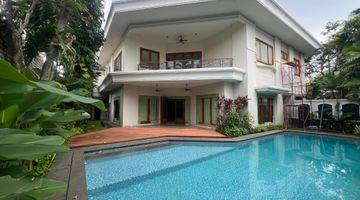 Gambar 1 Rumah Mewah Pondok Indah. 5 Kamar, Kolam, Taman Luas, Hi Ceiling