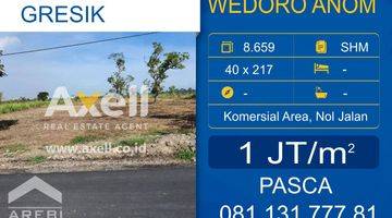 Gambar 1 Tanah Komersial Wedoro Anom Gresik Dijua