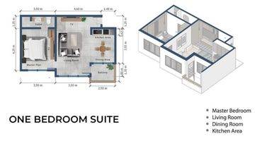 Gambar 2 1 Bedroom Suite With 4 Star Residence Facilities Easy Payment Plan And Buyback Guarantee