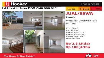 Gambar 1 Dijual Rumah  di BSD Green Wich