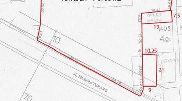 Gambar 1 S1667-71ππ7 Tanah 6708 M2 Lebar 75 M2 Pinggik Jalan Raya Tb Simatupang Jakarta Selatan