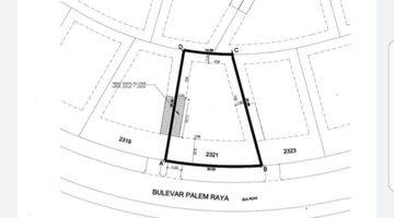 Gambar 1 Dijual Kavling Murah 9jt/m² di Jl. Boulevard Palem Raya