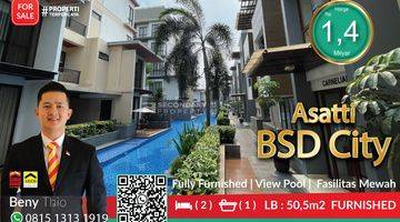 Gambar 1 Rumah Asatti Vanya Park Furnished Kolam Renang Bsd City