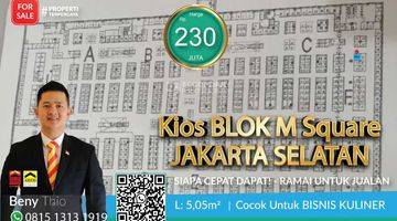 Gambar 1 Kios Pujasera Blok M Square Jakarta Selatan, Jakarta Selatan