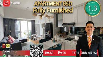 Gambar 1 Apartemen Casa De Parco 2BR Fully Furnished Mewah Bsd City Tangerang Selatan