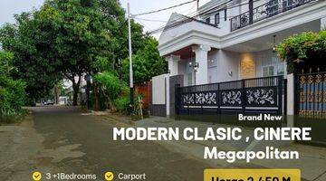 Gambar 1 Rumah Baru 2 Lantai Classic Dijual Di Megapolitan Cinere