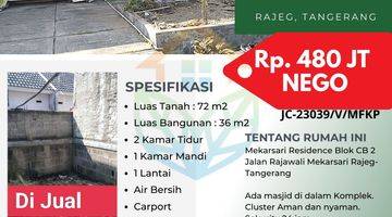 Gambar 1 Dijual Rumah Murah Rajeg Mekarsari Residence