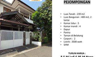 Gambar 1 Dijual, Rumah Murah,shm 2 Lt, Strategis Pejompongan,jakarta Pusat