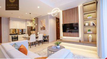 Gambar 2 Apartemen The Elements 2Br 96 M² Tower Harmony, Low Floor, Fully Furnished, 3.4M, Kuningan, Jakarta Selatan