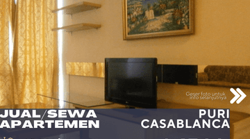 Gambar 1 Tebet Jaksel Dijual Sewakan Apartemen Puri Casablanca Furnish