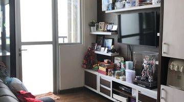 ruang keluarga apartemen 3 bedroom full furnish