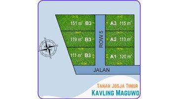 Gambar 4 Tanah Jogja Utara : Kavling Maguwo, SHM, 115 m²