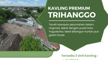 Gambar 1 Tanah SHM 177 m², Dalam Ringroad Jogja, Promo Rp. 4Jtan/m2