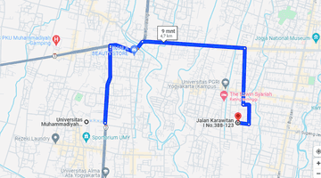 Gambar 1 Dijual Cepat Tanah Dekat Jogja Kota, Luas 130-an m2 Ld 10 m: SHM