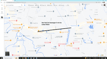 Gambar 2 Ccingindisewakan Ruko 3.5 Lt Uk 5 X 15 Meter Strategis di Jl Sawangan Raya No 8, Ruko No 3 Tenggah , Rangkapan Jaya Baru, Sawangan Depok. Sebrang Kantor Telkom Jalan Sawangan.