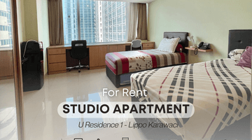 Gambar 1 Apartemen Studio U Residence 1 Full Furnished