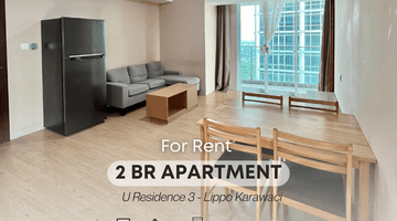 Gambar 1 Apartemen 2 BR U Residence 3 Full Furnished