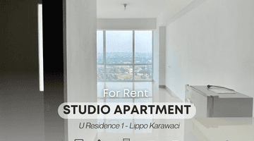 Gambar 1 Apartemen Studio U Residence 1 Non Furnished