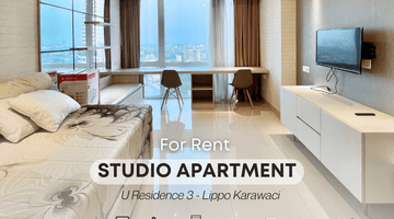 Gambar 1 Apartment Studio U Residence 3 Full Furnished